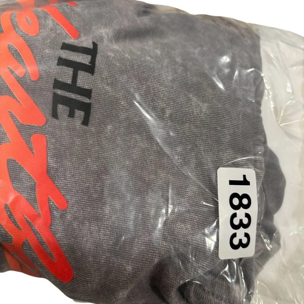 VTG Corvette Hoodie GM Graphic Gray acid Wash Pullover‎ Streetwear grunge Y2K